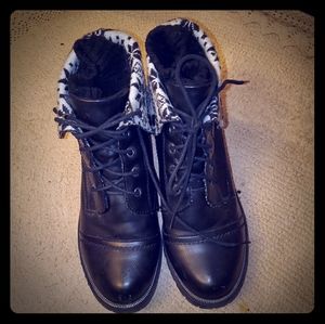 JUSTFAB Sweater Cuff Boot